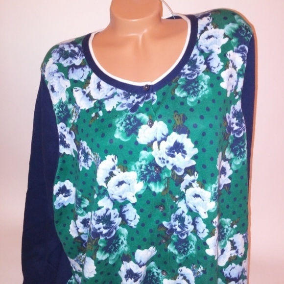 Lands End Cardigan Sweater - Picture 2 of 6